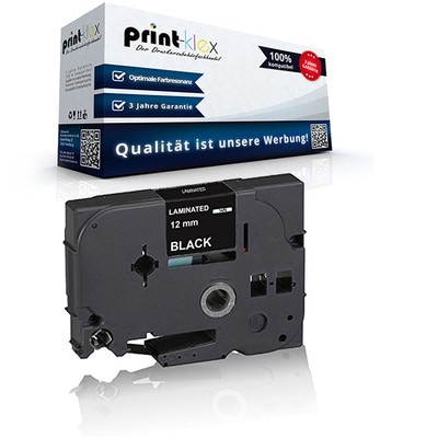Premium kompatible Schriftband für Brother TZE335 12mm x 8m Kassette Easy Print 