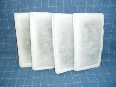 4 pk filter cartridges fit Tetra Whisper JR, 10 GINGER Power (PRE-FILLED) by Gin