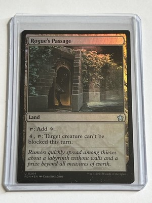 Rogues Passage 264  MTG Foundations 2024  Mint - 9.0 +  Uncommon Foil Land