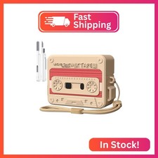 AirPods Pro 2 Case Cover, KOREDA Funny Cassette Tape Design Case for Airpods Pro