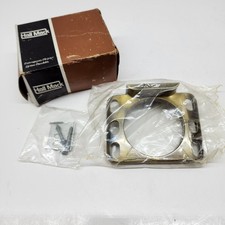 NOS Vintage Hall Mack HM-630 AB Toothbrush Tumbler Holder Antique Brass USA