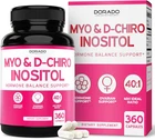 Myo-Inositol & D-Chiro Inositol Supplement For Women (360 Capsules, 2050mg Per S