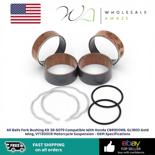 All Balls Fork Bushing Kit 38-6079 Compatible With Honda CBR900RR, GL1800 Gold