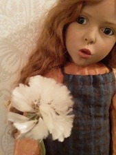 Artist doll zwergnase doll Evianne approx 25'' (63cm) Pre-owned