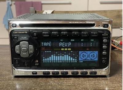 パイオニア　Carrozzeria　CDカセットデッキ　FH-P80M Pioneer Carrozzeria FH-P80M 2DIN CD cassette Deck Player Working
