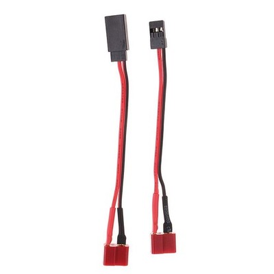2x T-Stecker Auf FUTABA JR Connector Adapter Männlich/weiblich Für