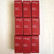 LOT x 9 TRILOGY CERTIFIED ORGANIC ROSEHIP OIL SCARS STRETCH MARKS WRINKLES NIB