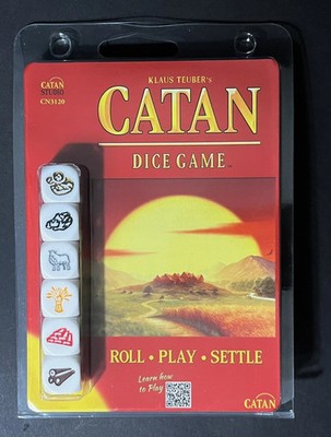 New 2020 Catan Dice Game By Klaus Teuber Catan Studio CN3120 Roll Play Settle