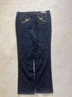 Vintage Rocawear Women's Straight Leg Dark Wash Blue Denim Jeans Size 24 — photo 5
