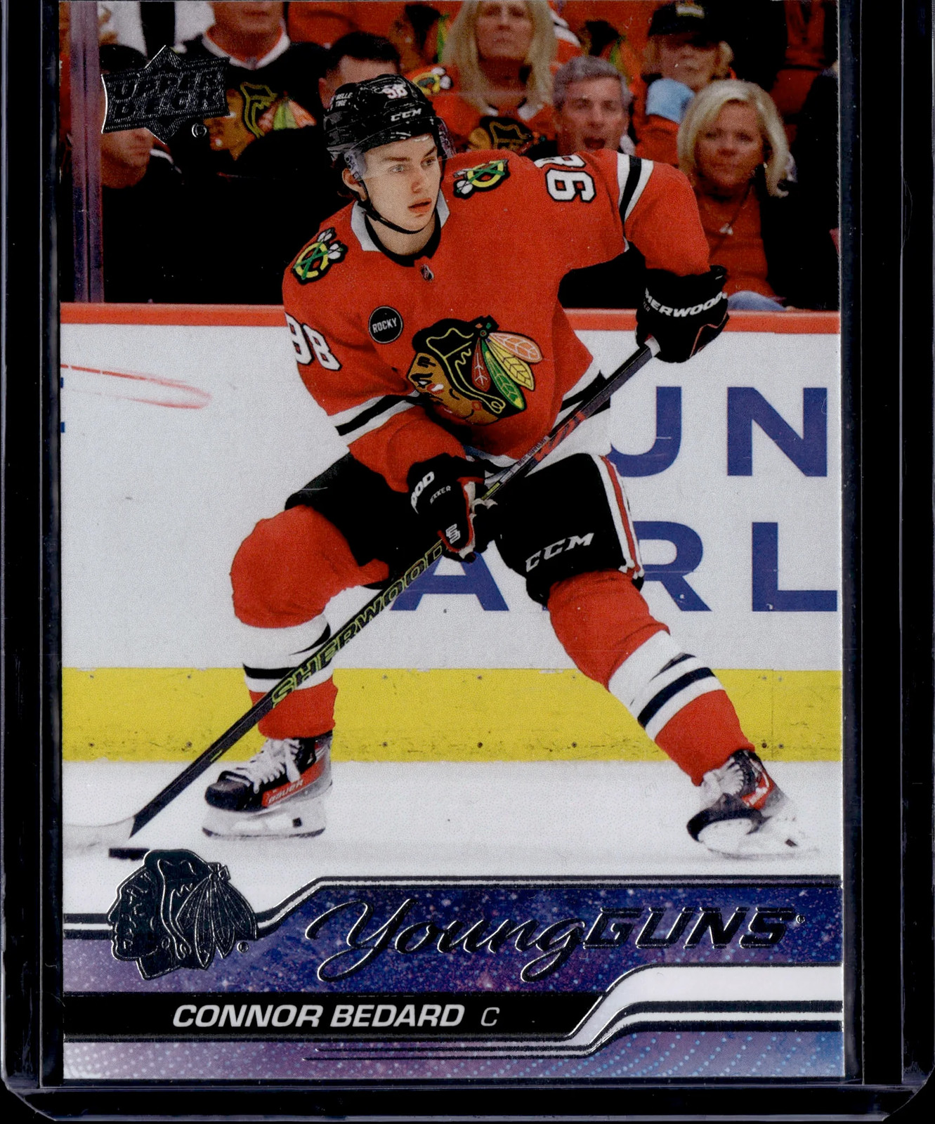 2023 Upper Deck Series 2 Hockey Connor Bedard #451 Young Guns