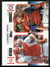 2010 Topps #LL10 Johnny Bench / Ivan Rodriguez Legendary Lineage