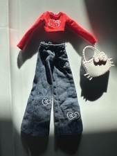 Bratz  Hello Kitty Yasmin Sanrio Fashion Outfit Shirt Pants Purse