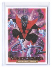 2024 SkyBox Marvel Masterpieces '92 Platinum Nightcrawler Canvas #62 Joe Jusko