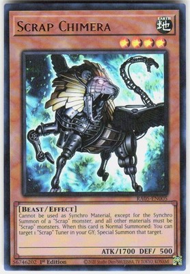 Scrap Chimera Ultra Rare RA05-EN005 Yugioh