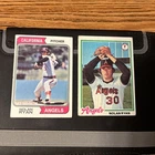 1974 and 1978 Topps Nolan Ryan (2) card lot