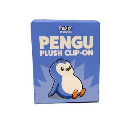 SEALED ***PENGU CLIP ON PLUSH*** PUDGY PENGUINS COLLECTIBLES EVRYTHING