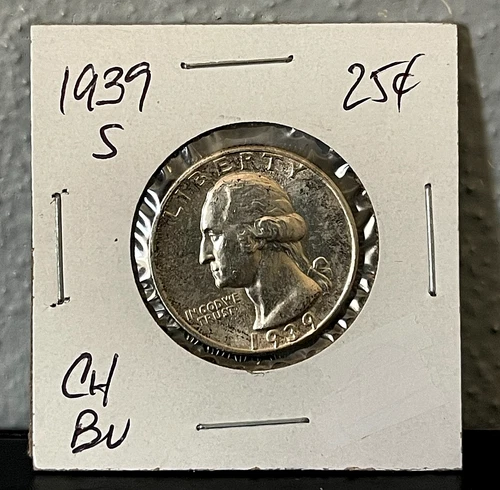 1939-S Washington Quarter --- Choice Uncirculated
