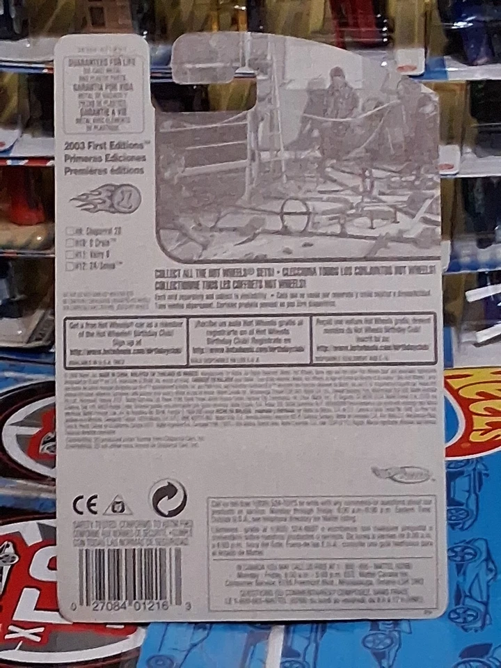 2003 Hot Wheels First Editions Chaparral 2D #021 ** VINTAGE ** LW WHEELS ** NIP - Image 4 of 4