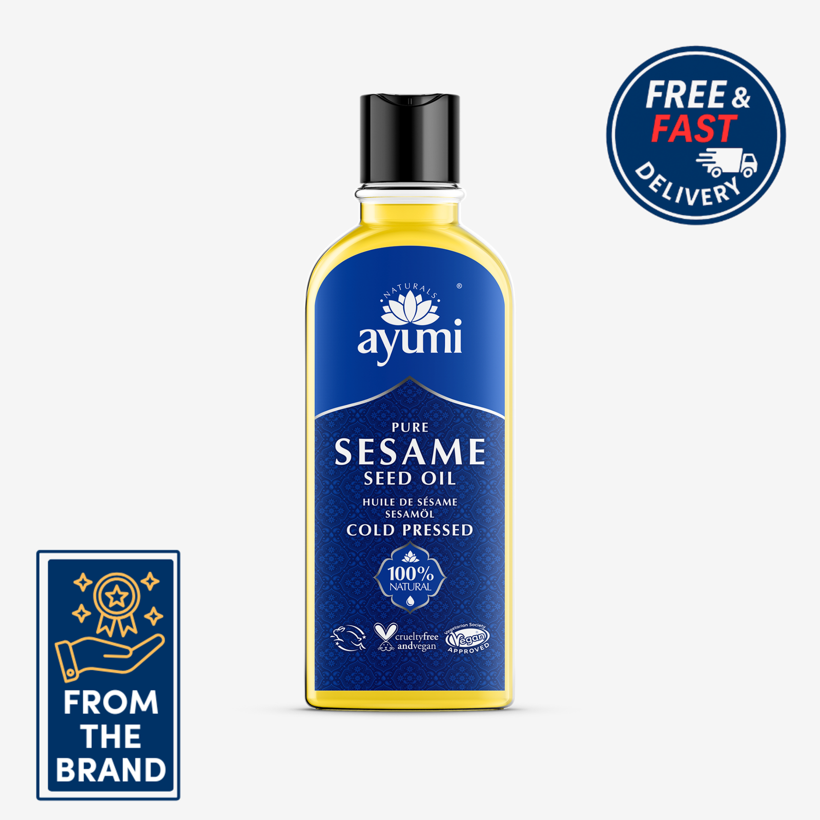Ayumi Pure Sesame Seed Oil | Cell Revitalisation | 150ml