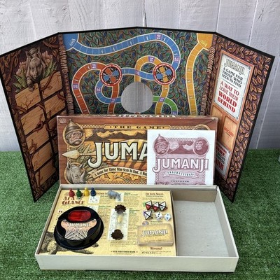 1995 Jumanji Brettspiel 100 % vollständig Milton Bradley Robin Williams Film 