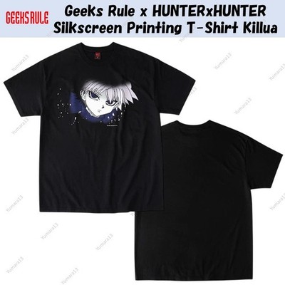 Geeks Rule x HUNTERxHUNTER Siebdruck T-Shirt Killua