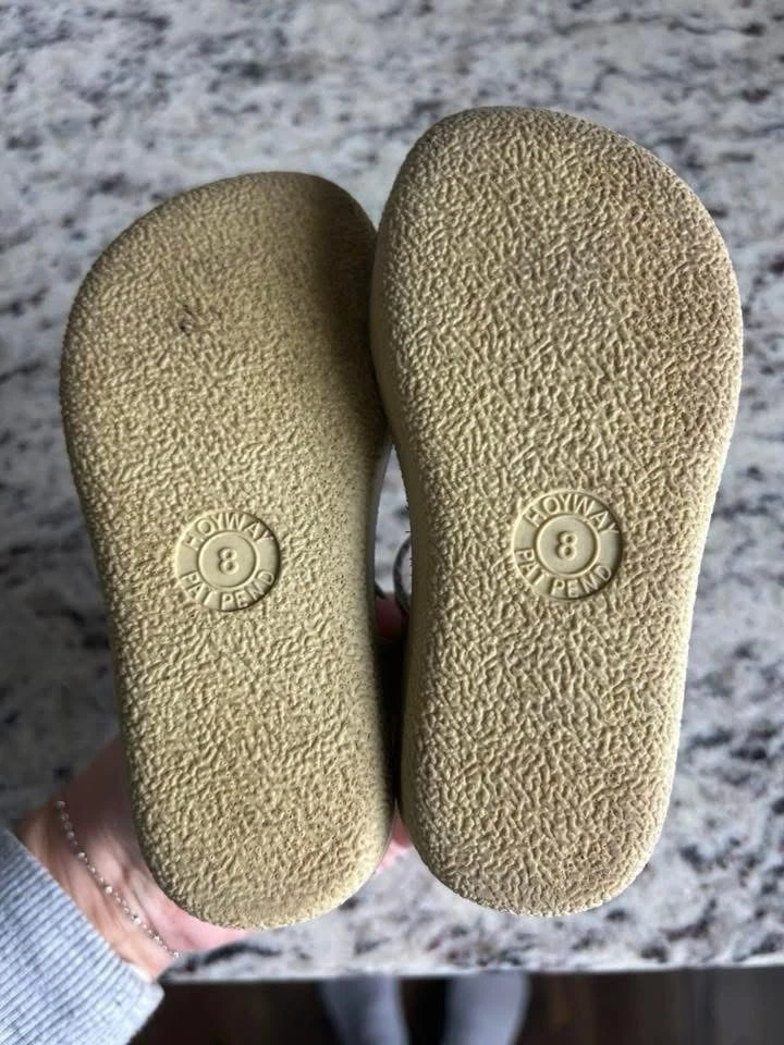 Sandalias de cuero para niñas Salt Water Sun San -Surfer- talla 8 doradas Foto 2 de 2