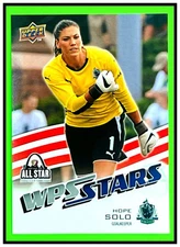 HOPE SOLO  2010  UPPER DECK MLS  WPS STARS  ATLANTA BEAT  1-OWNER  MINT
