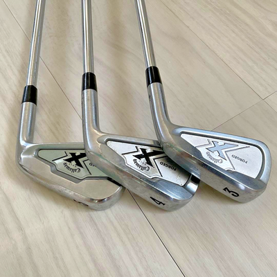 Callaway X Forged Iron set 2007 8pcs 3-Pw Stiff Flex Dynamic Gold