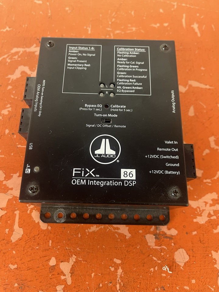 JL Audio FiX 86 OEM Integration DSP Signal Processor Model 86 Car Audio ...