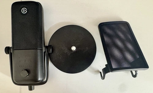 Elgato Wave 3 USB-Mikrofon mit Pop Filter & Verlängerungsstange & OvP