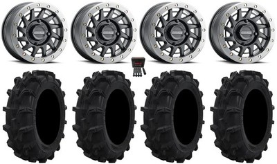 Raceline Squad Bdlk 15'' Wheels Bk +10mm 30'' Mud XC Tires Renegade Outlander