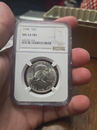 1948 Franklin Half MS 64 FBL