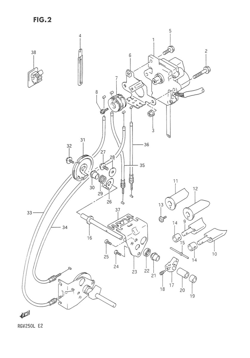 SUZUKI Parts Manual RGV250 Gamma 1989 and 1990 Replacement Spares
