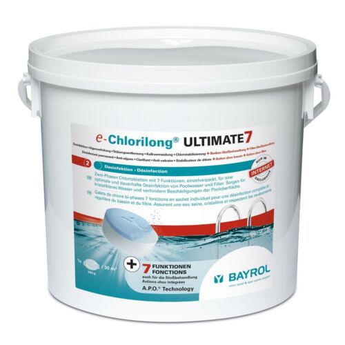 Bayrol e-Chlorilong ULTIMATE 7 4,8kg 300g-Tabletten 7-fach-Funktion Wasserpflege - Bild 1 von 2