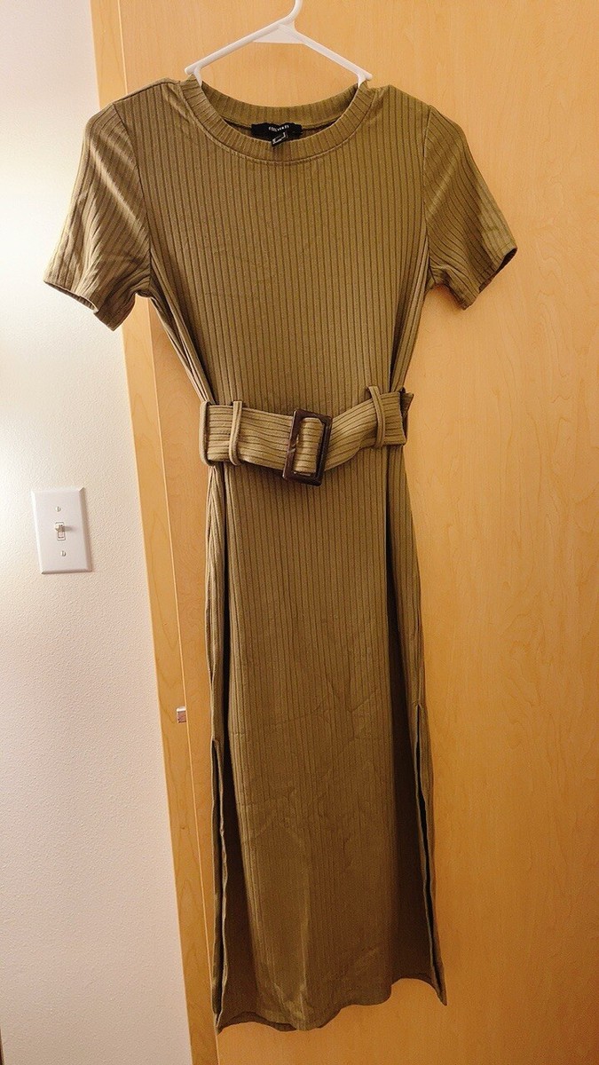 olive ribbed midi dress Coast Women's Bandage V-Neck Midi Dress