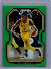 2021 Panini Prizm WNBA #68 Brittney Sykes Prizms Green