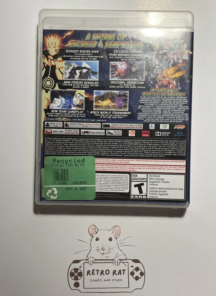 Naruto Shippuden Ultimate Ninja Storm Revolution PlayStation 3 PS3 - Image 2 of 3