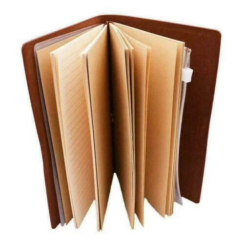 Leather Cover Blank Diaries