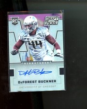 2016 Panini Prizm Collegiate Draft Picks Autograph Deforest Buckner Rookie #169
