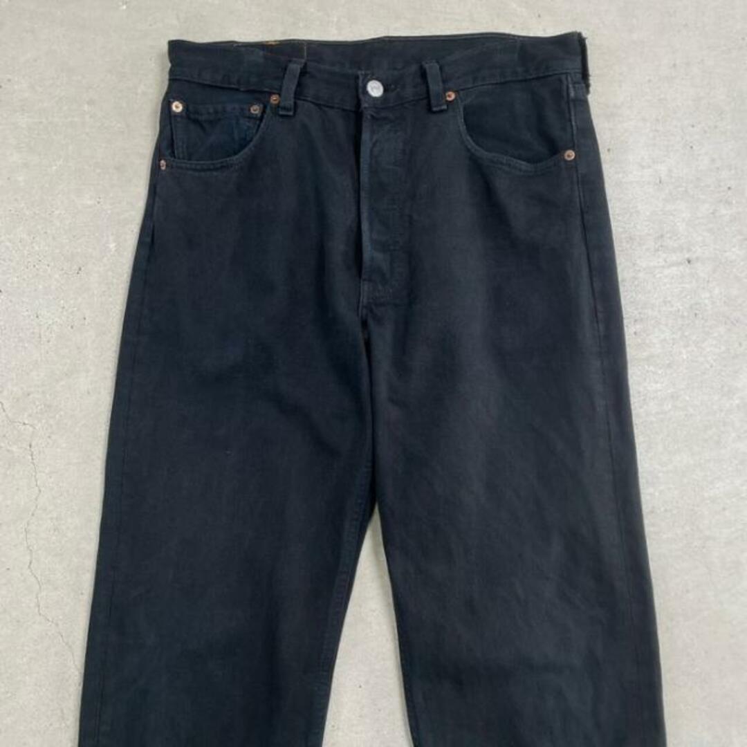 90s Levi's 501 0165 Black Denim Pants Straight Mens W33 Used 90s Levi's 501 0165 Black Denim Pants Straight Mens W33 Used