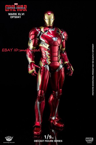 King Arts 1/9 Avengers : Age of Ultron Iron Man MK46 Iron Man MARK46 Figure A+ - Picture 5 of 11