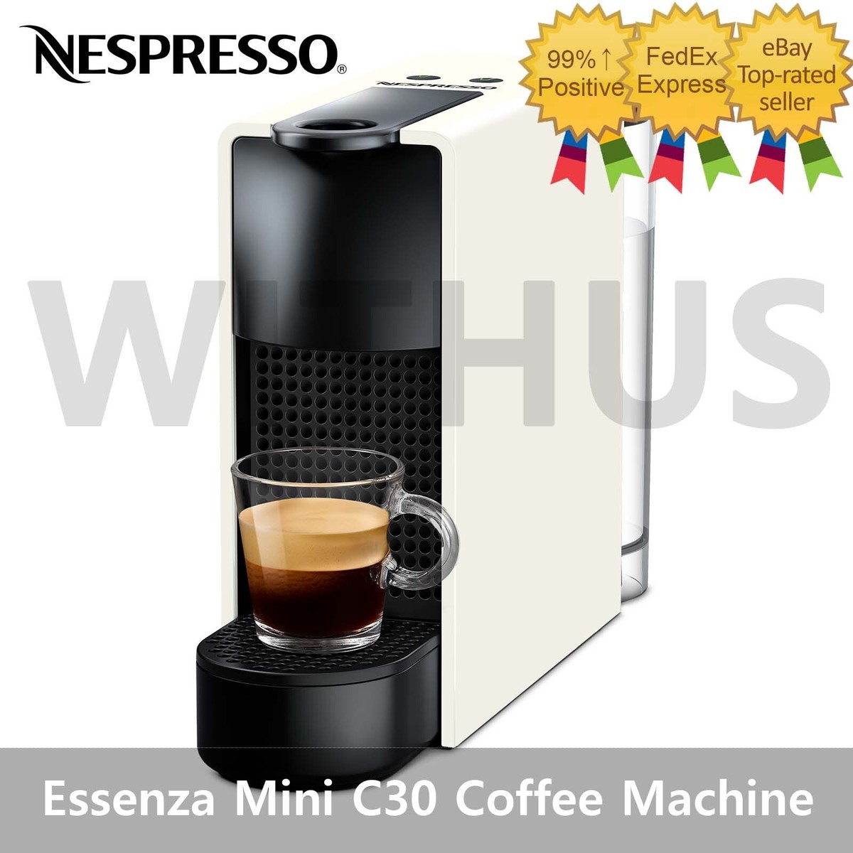 Nespresso Essenza Mini C30 Coffee Machine 220-240V - White= | eBay