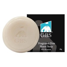 G.B.S All Natural Shave Soap Set for Men, Fragrance Free Shaving Soap