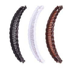 Women Hairpin Banana Grips Twisted Barrettes Clip Headwear Hair Long Accessory