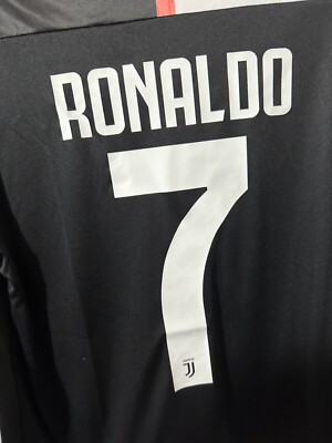 2019-2020 Juventus #7 Cristiano Ronaldo Home Jersey Long