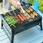 BBQ GRILL FOLDING PORTABLE CHARCOAL CAMPING GARDEN OUTDOOR BARBECUE COOKING