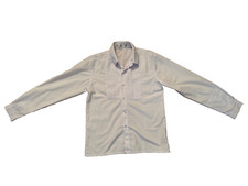 Big boys white button up dress shirt size 12 size L 