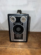 Vintage Untested Kodak Brownie: Target Six-16 Brownie Box Camera