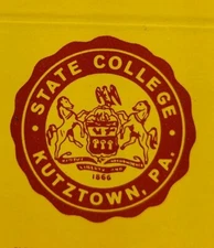Vintage matchbook cover State College Kurtz Town Pennsylvania KSC  d 