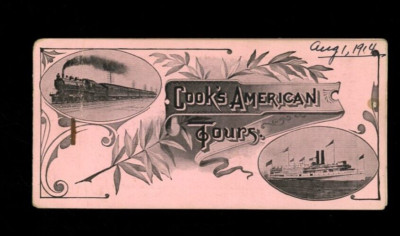 1914 Cooks American Tours Bermuda Ticket Book
